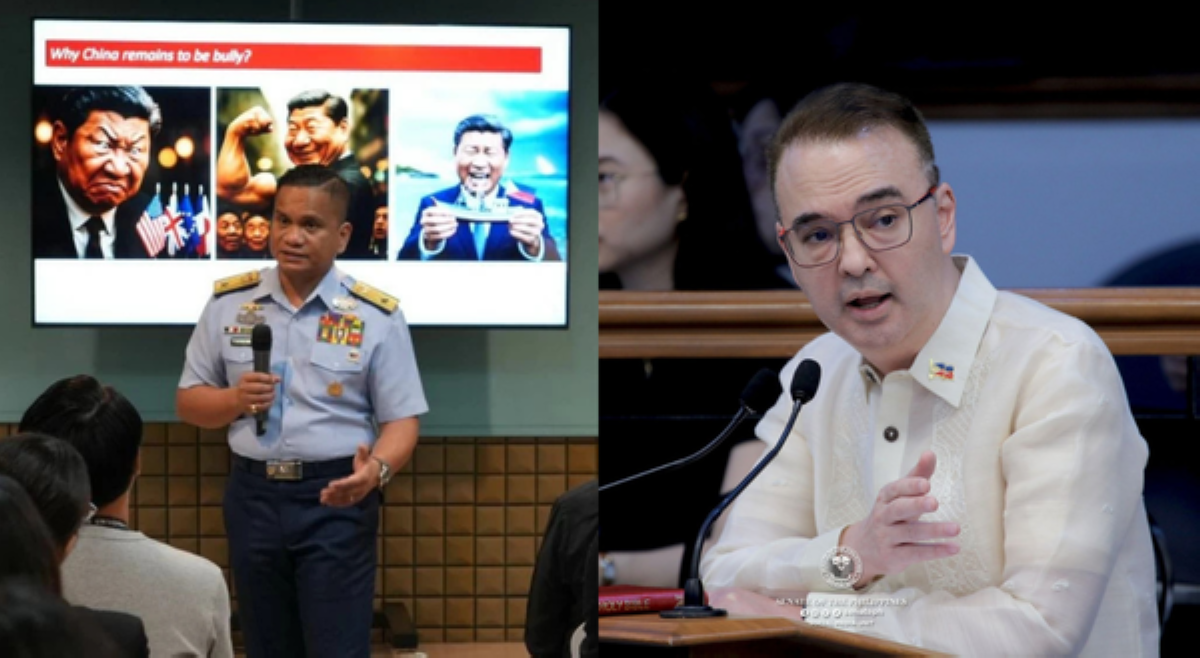 Caricature vs China? PCG Spox Tarriela, naweirdohan kay Sen. Cayetano