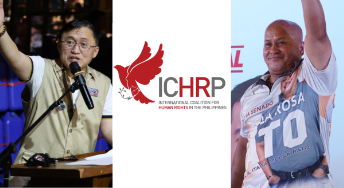 Human rights group, ipinanawagan agarang pag-isyu ng arrest warrant vs Dela Rosa, Go, atbp.