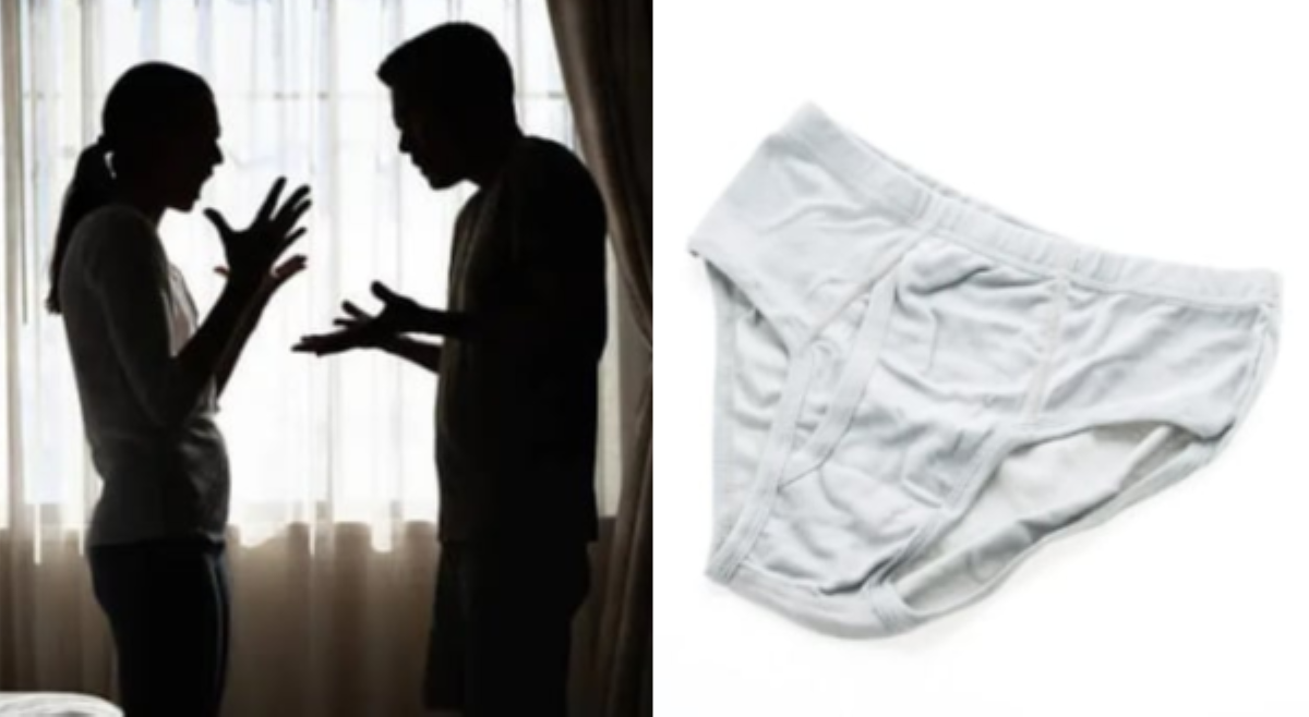 Mister, inaway misis matapos itapon butas-butas, 'bacon' niyang brief