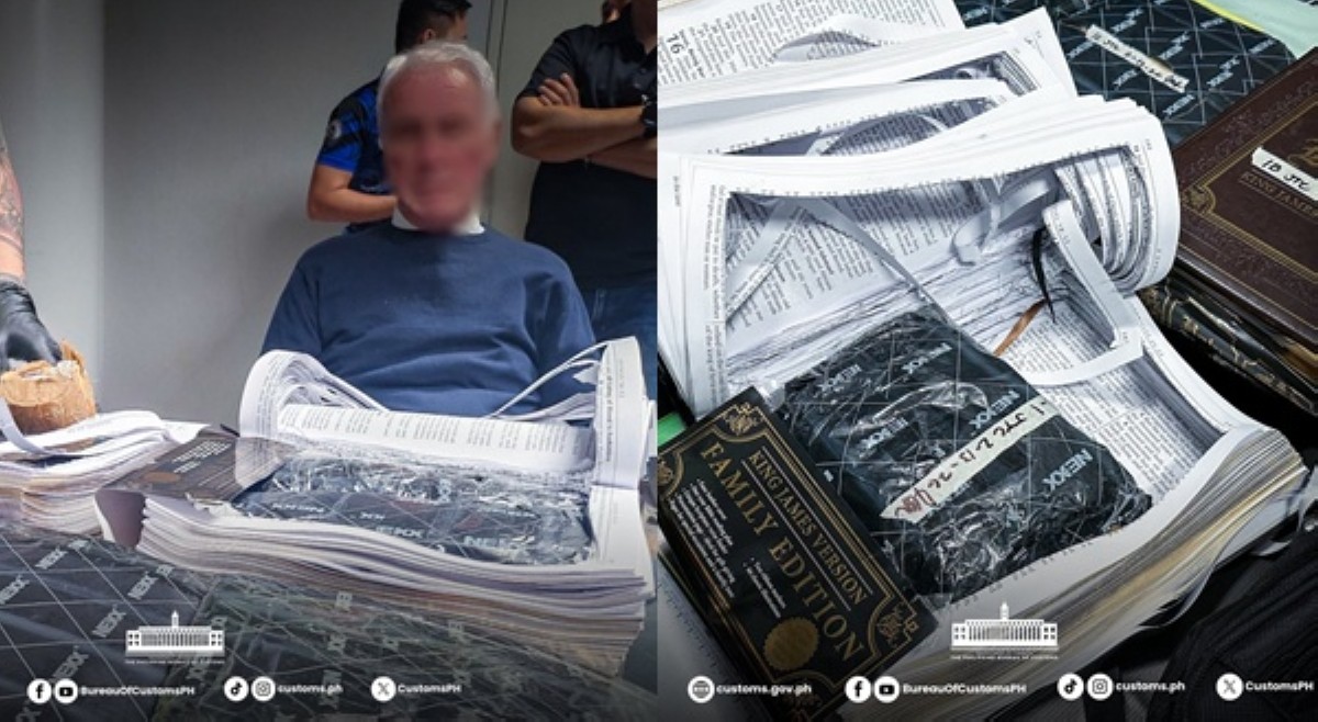 German, tiklo; nagpuslit ng higit ₱55M halaga ng shabu, itinago sa mga Bibliya!