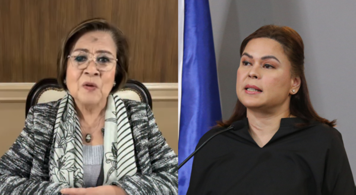 'Karapatan naman niya:' De Lima, 'di na raw nagulat sa anunsyo ni VP Sara!