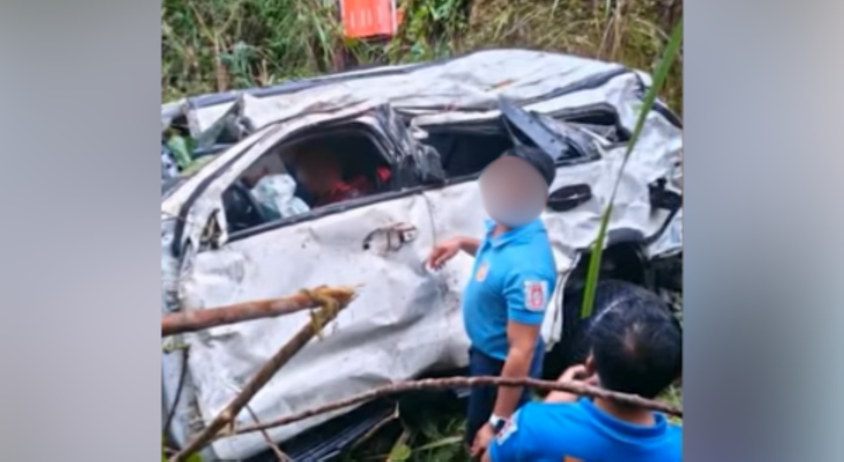 3-anyos na bata, nakaligtas matapos mahulog sa bangin ang sinasakyang SUV; driver, patay!