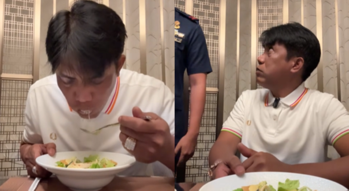 Naka-live pa! Francis Leo Marcos, hinainan ng arrest warrant habang kumakain!