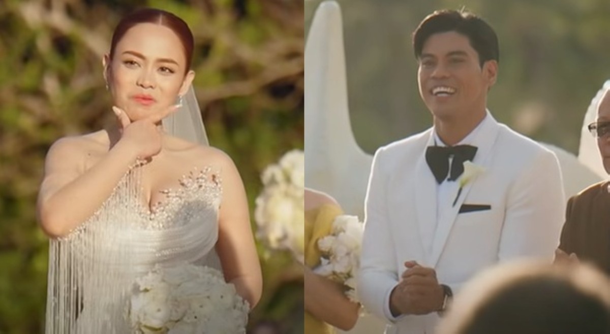 Kim Molina at Jerald Napoles, ikinasal na; beach wedding sa Bohol, star-studded!