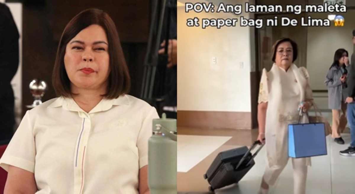Pang-asar kay VP Sara, DDS? Rep. De Lima, binuyangyang laman ng maleta, paper bag