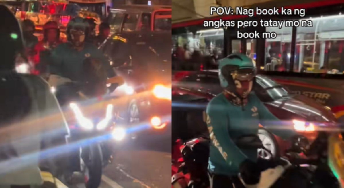 Anak na commuter, sariling tatay ang na-book na rider!