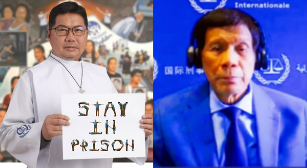 'Duterte na nagpapatay, sa Hague ka habambuhay!'&mdash;Fr. Flavie Villanueva