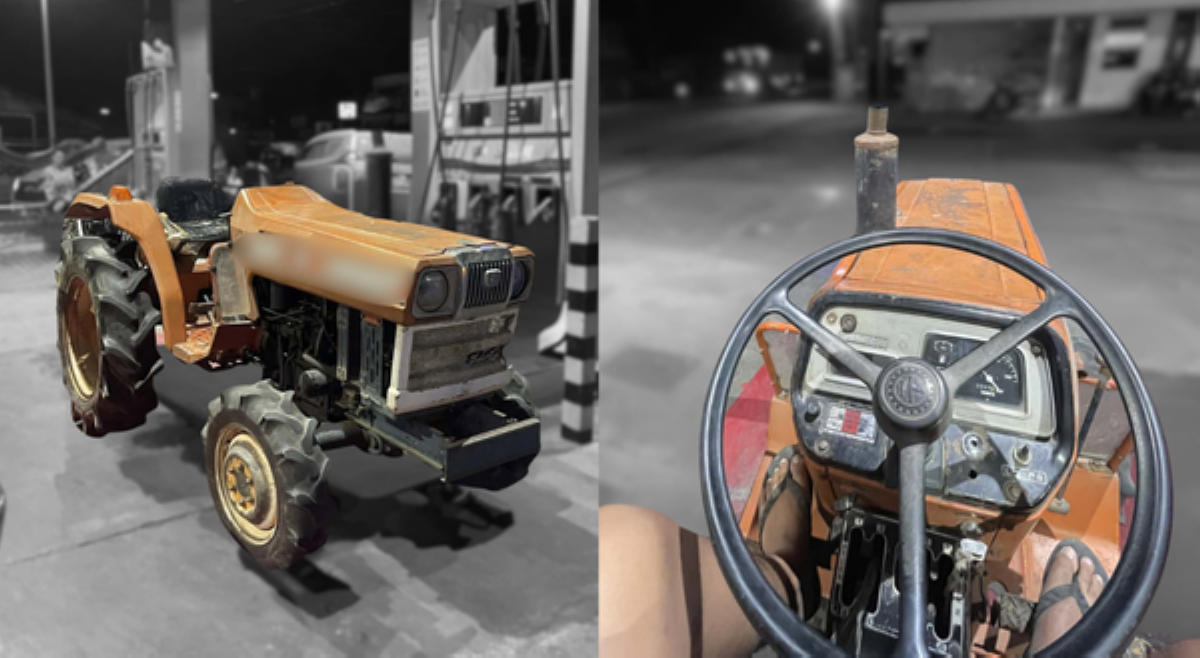 Sinagot pabalagbag! Magsasaka, dinala ang tractor sa gas station dahil sa trato ng mga empleyado