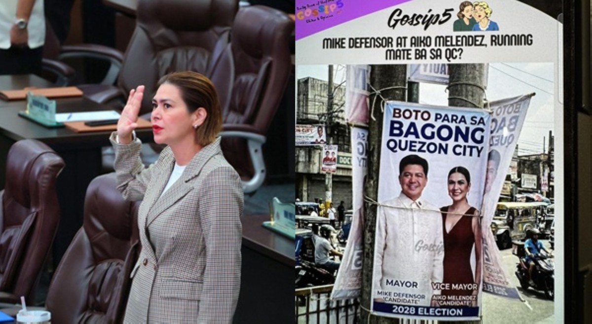 Aiko Melendez, itinanggi ang kumakalat na tarpaulin na umano&rsquo;y katambal si Mike Defensor sa 2028