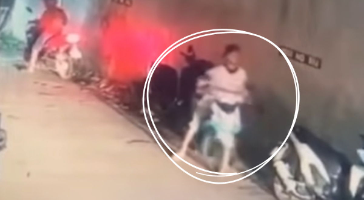 Mag-asawang nasunugan at pumila sa ayuda, ninakawan ng motorsiklo!