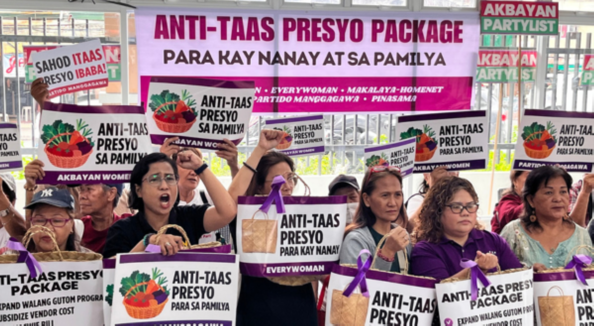 &lsquo;Panahon na!&rsquo; Akbayan, nanawagan ng food subsidy para sa mga ermat, working women