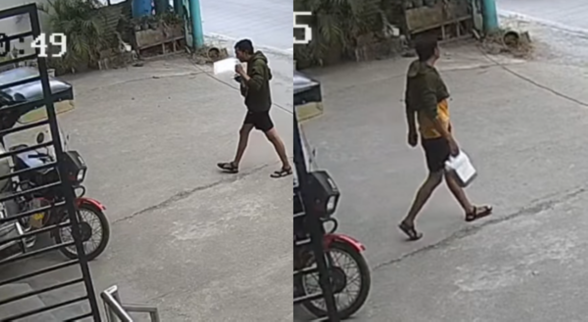 'Di sinanto!' Tricycle na nakaparada sa kapilya, ninakawan ng gasolina!