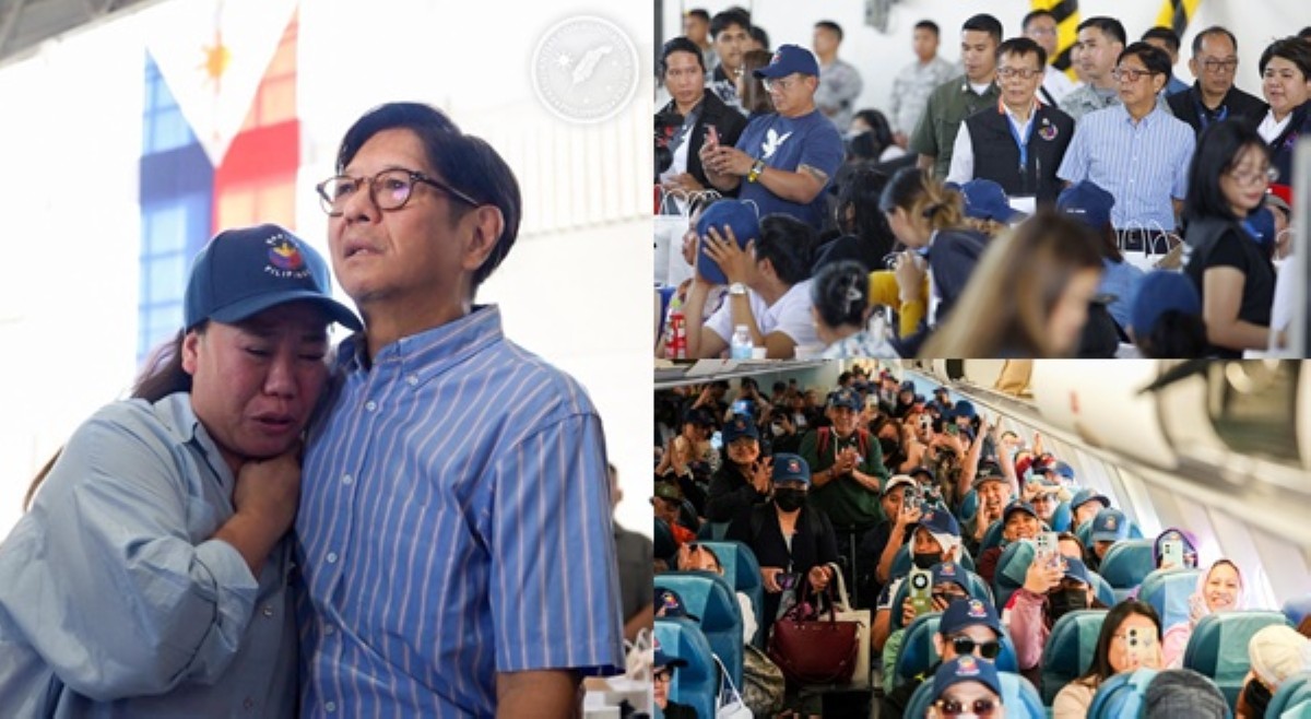 PBBM, personal na sinalubong 343 repatriates mula sa Middle East