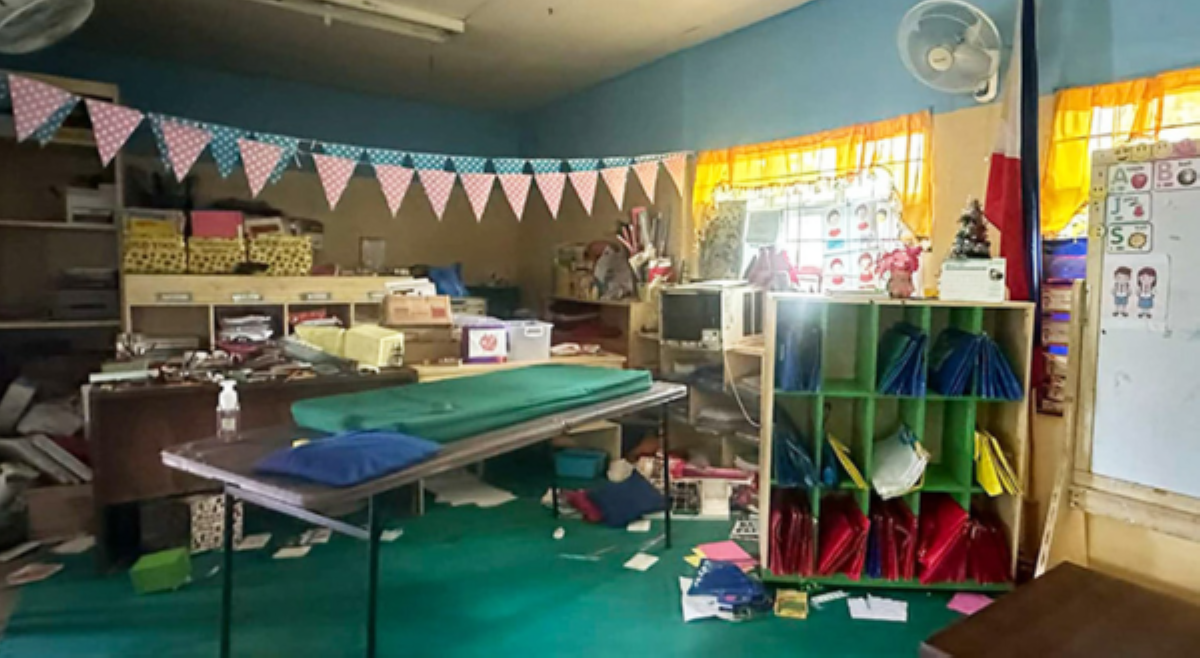 Kindergarten school, nilooban at vinandalize ng umano&rsquo;y ilang kabataan!