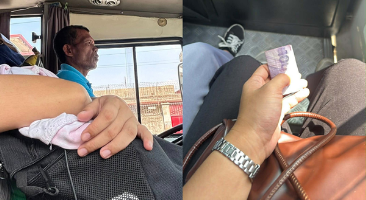 Tsuper na nagbigay ng ₱100 sa estudyanteng nakalimot ng wallet, kinaantigan!