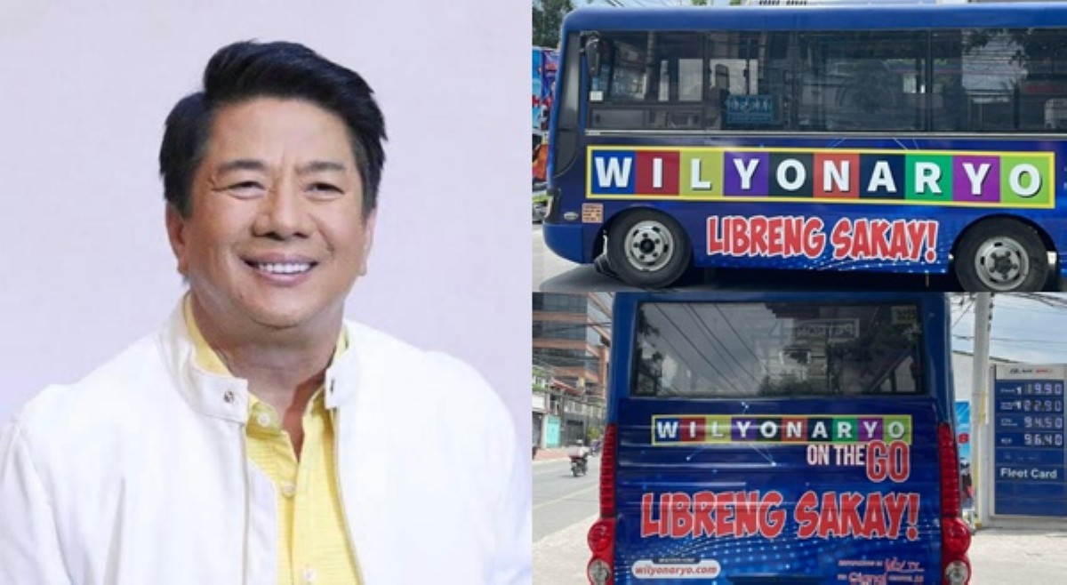 Willie Revillame, iba pang mga kaibigan may palibreng sakay sa bus!