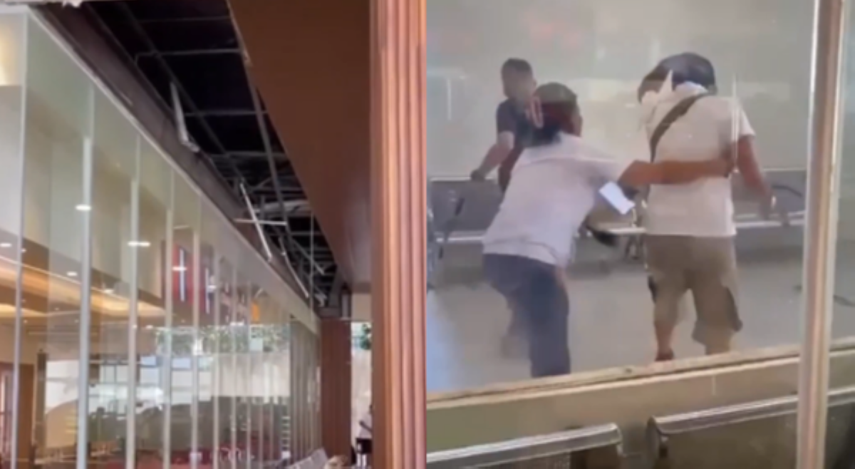 7 katao, sugatan sa bumigay na kisame sa NAIA!