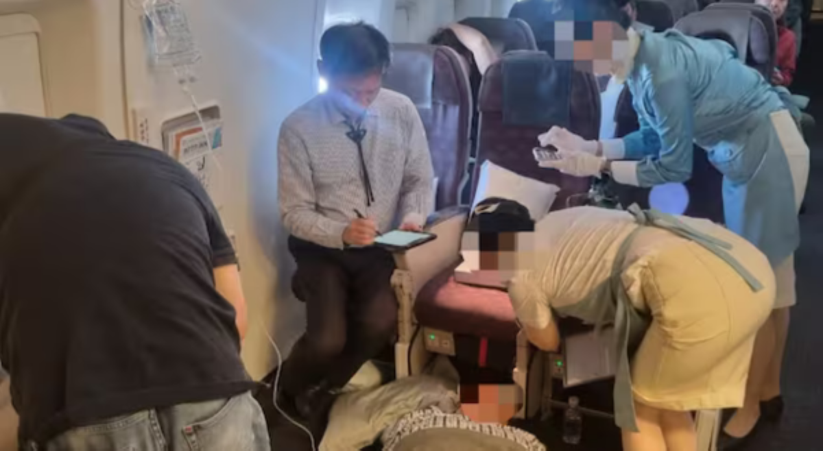 South Korean doctors na papuntang Pilipinas, rumesponde sa pasyenteng inatake sa puso sa eroplano