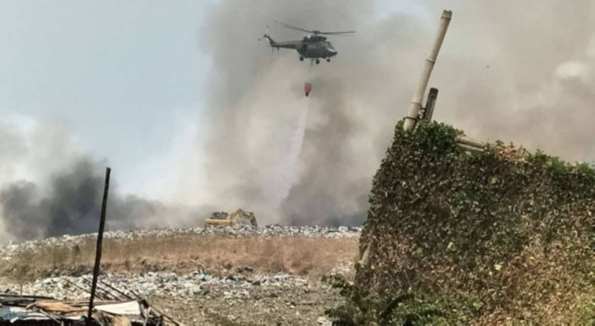 Nasunog na landfill sa Navotas, 'di pagmamay-ari ng LGU&mdash;CDRRMO