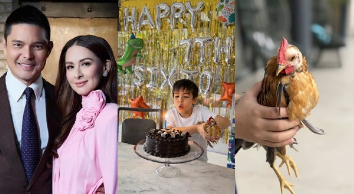 Marian, Dingdong niregaluhan ng manok si Sixto