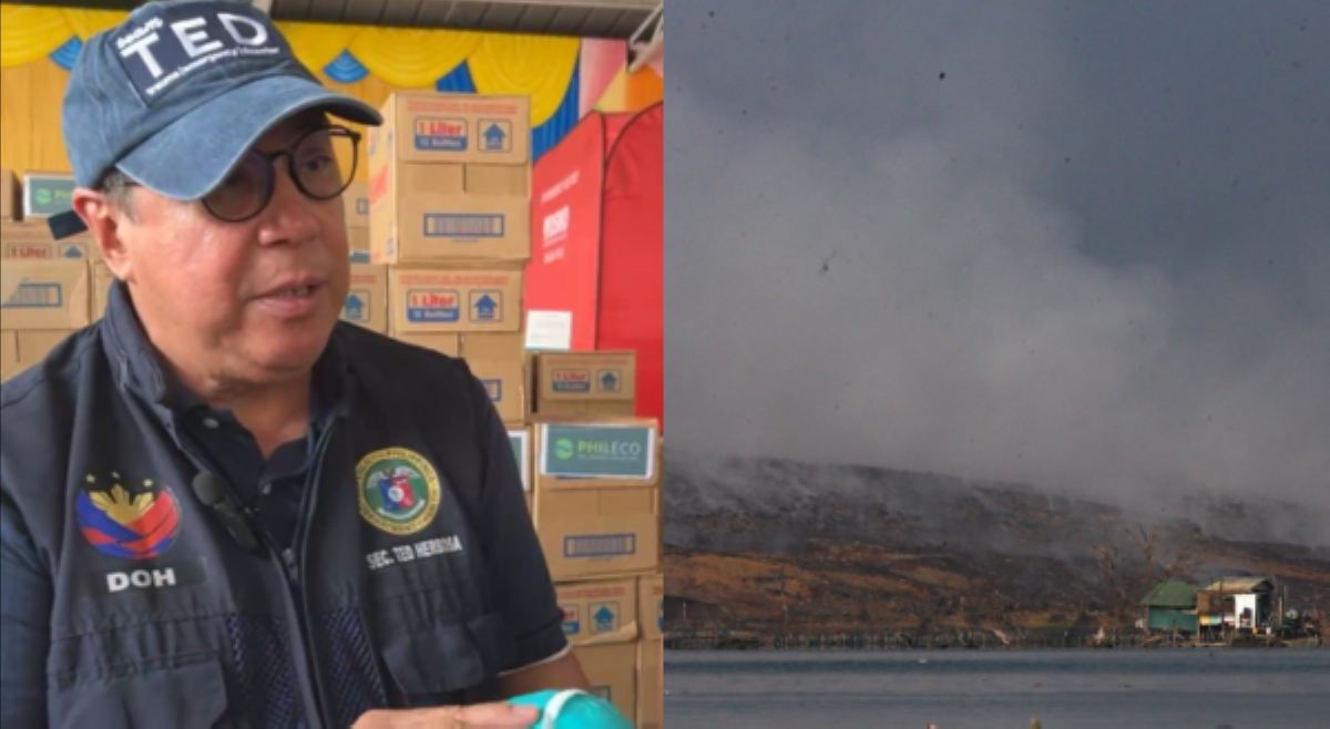 DOH, namigay ng face masks, gamot bunsod ng panganib ng haze sa Navotas landfill