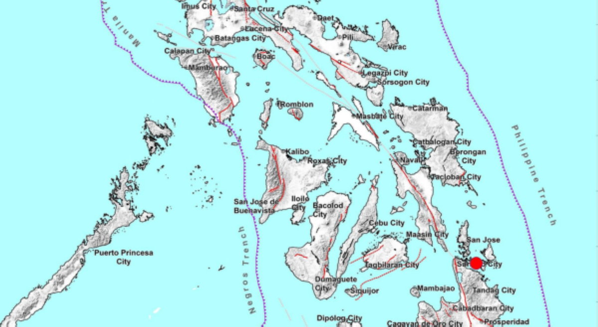 Surigao Del Norte, niyanig magnitude 4.8 na lindol
