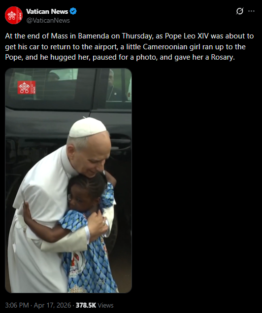 Photo courtesy: Vatican News (X)