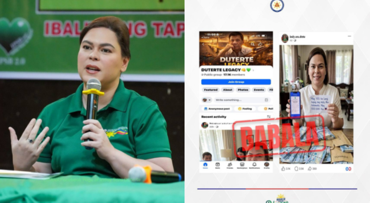 VP Sara, itinangging namimigay siya ng papremyo sa e-wallet, ibang platform
