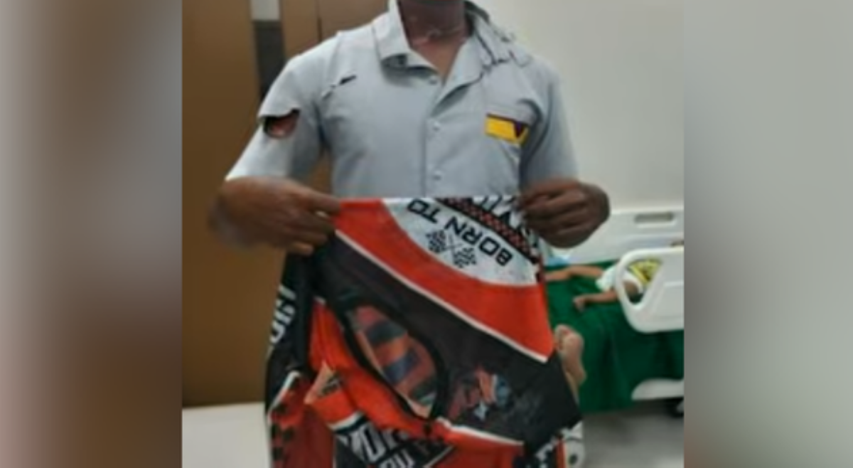 Rider, sugatan matapos sumabit sa sinulid ng saranggola