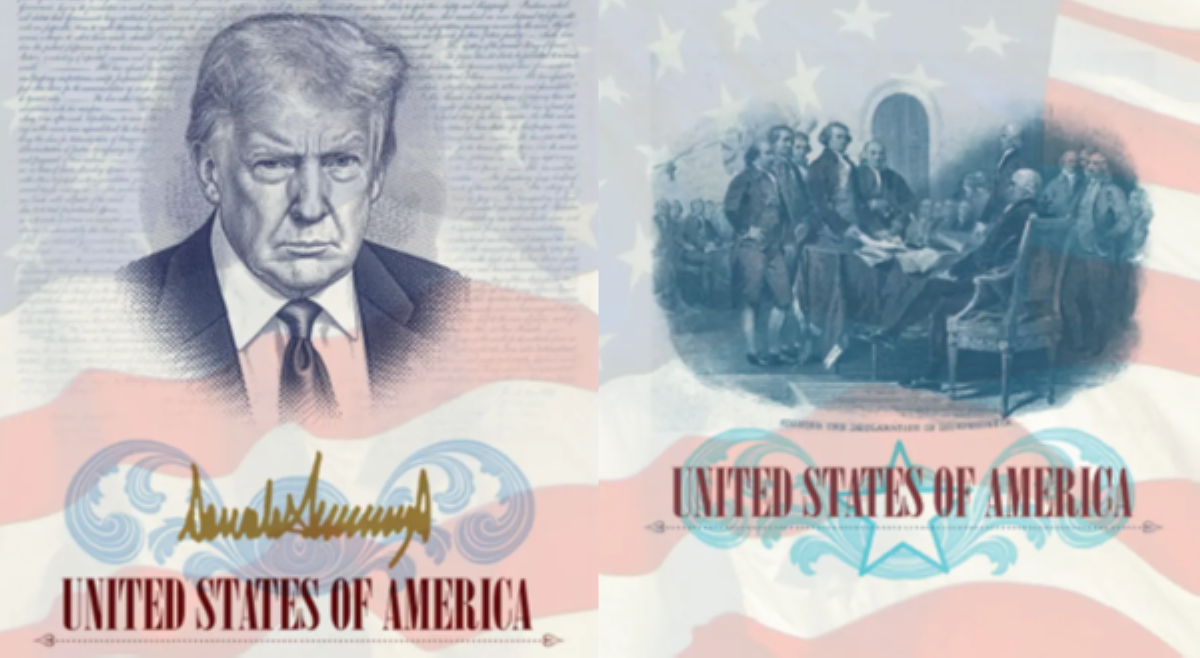 Mukha ni Donald Trump, ibabalandra sa bagong US passport design