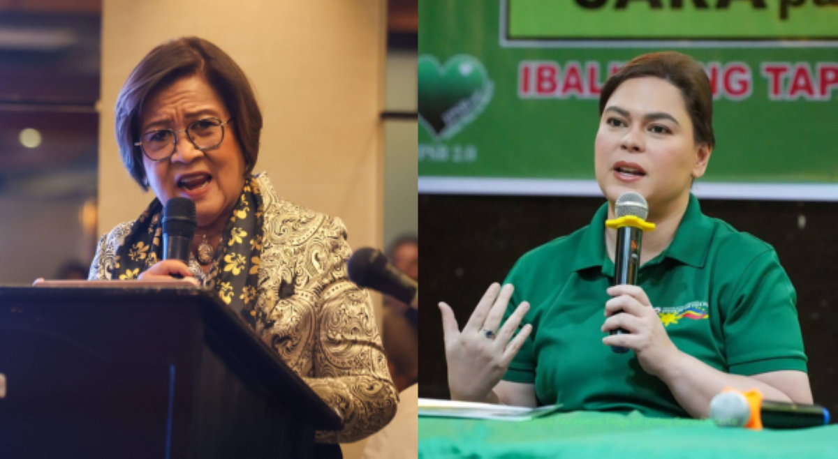 Pinakamalakas na ebidensya sa impeachment ni VP Sara ay si VP Sara mismo&mdash;De Lima