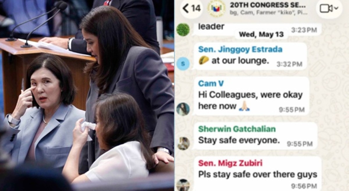 Sey mo, Sen. Pia? Screenshots ng pangungumusta ng ilang mga senador sa gc, kalat na!