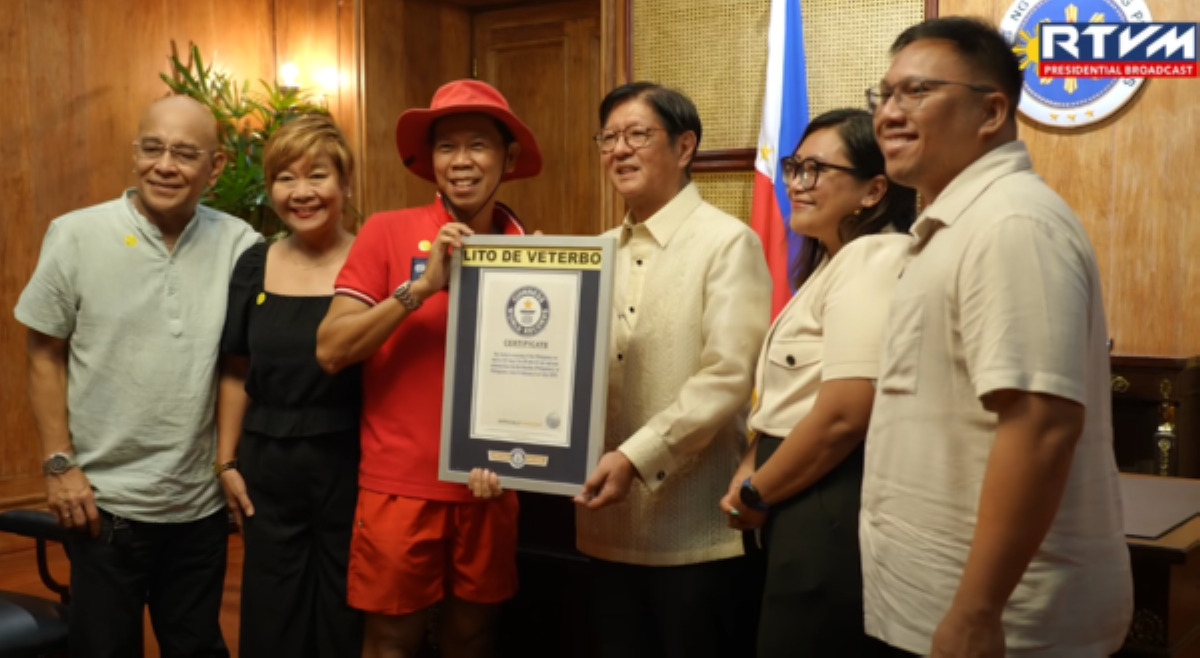 Pinoy Guinness World Record holder, personal na kinilala ni PBBM