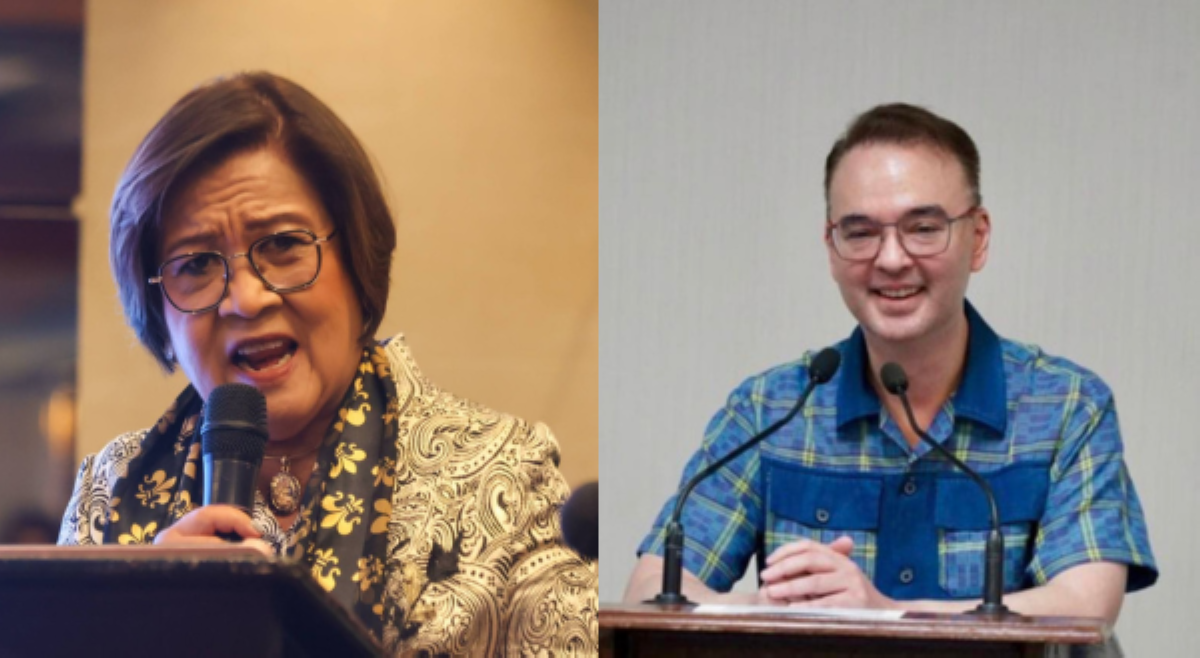 De Lima, salungat sa 'pro-life' remark ni SP Cayetano sa war on drugs