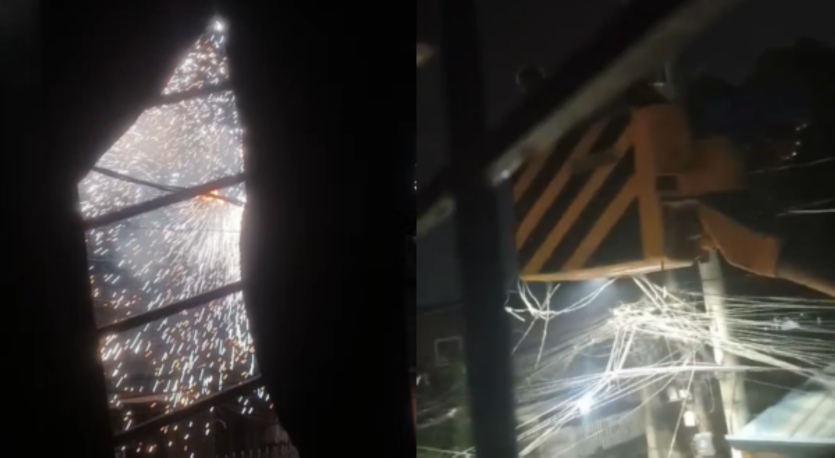 #BalitaExclusives: &lsquo;Hindi new year pero may fireworks!&rsquo; Kawad ng kuryente, sumabog!