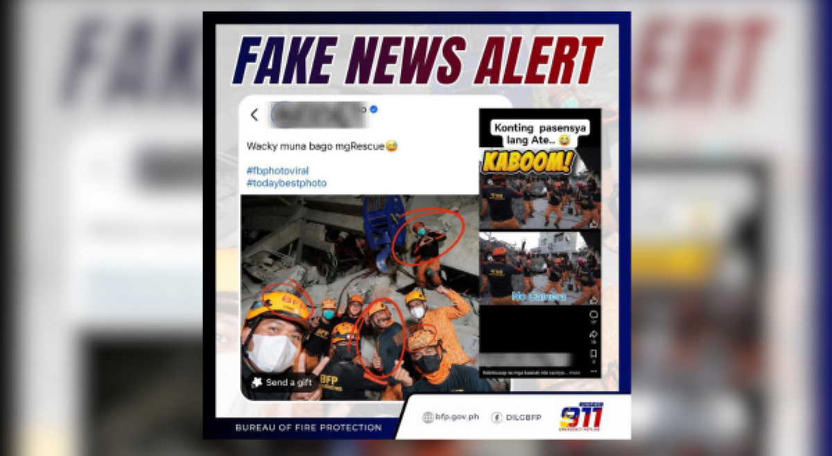 BFP, nagbabala sa pagkalat ng kanilang AI-generated photos