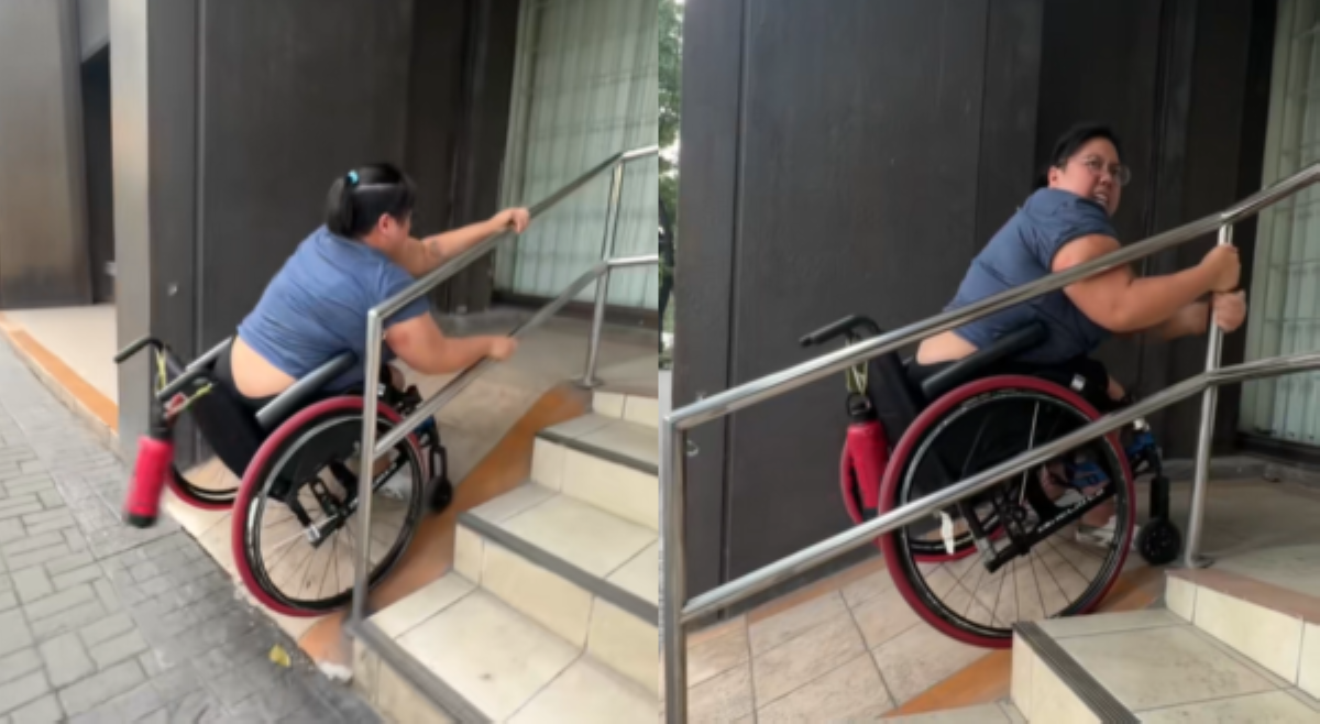 'Accessible ba talaga?' Para-athlete Kat Hernandez viral, hikahos sa pagdaan sa PWD ramp!