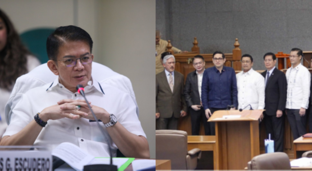 'Saligang Batas' dahilan ni Sen. Chiz, sa pagsama sa Gatchalian faction