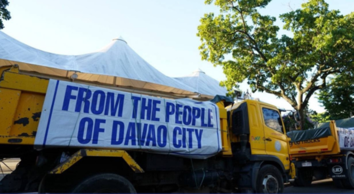 Davao City, tumulong sa mga niyanig ng lindol sa Mindanao