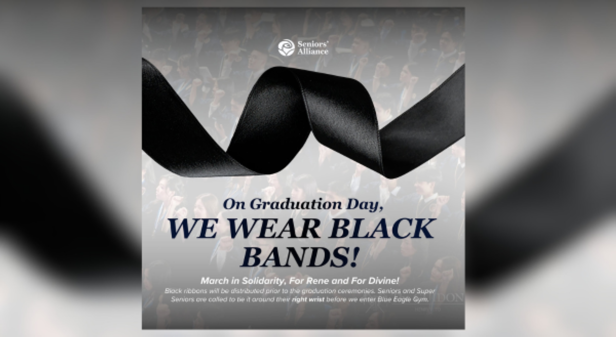 Ateneo Seniors&rsquo; Alliance, may pa-black ribbons; pakikiramay sa pamilya Baterbonia, Adili