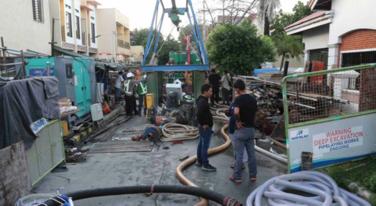 Dalawang kontraktor, nasawi matapos ma-trap sa isang project site ng Maynilad