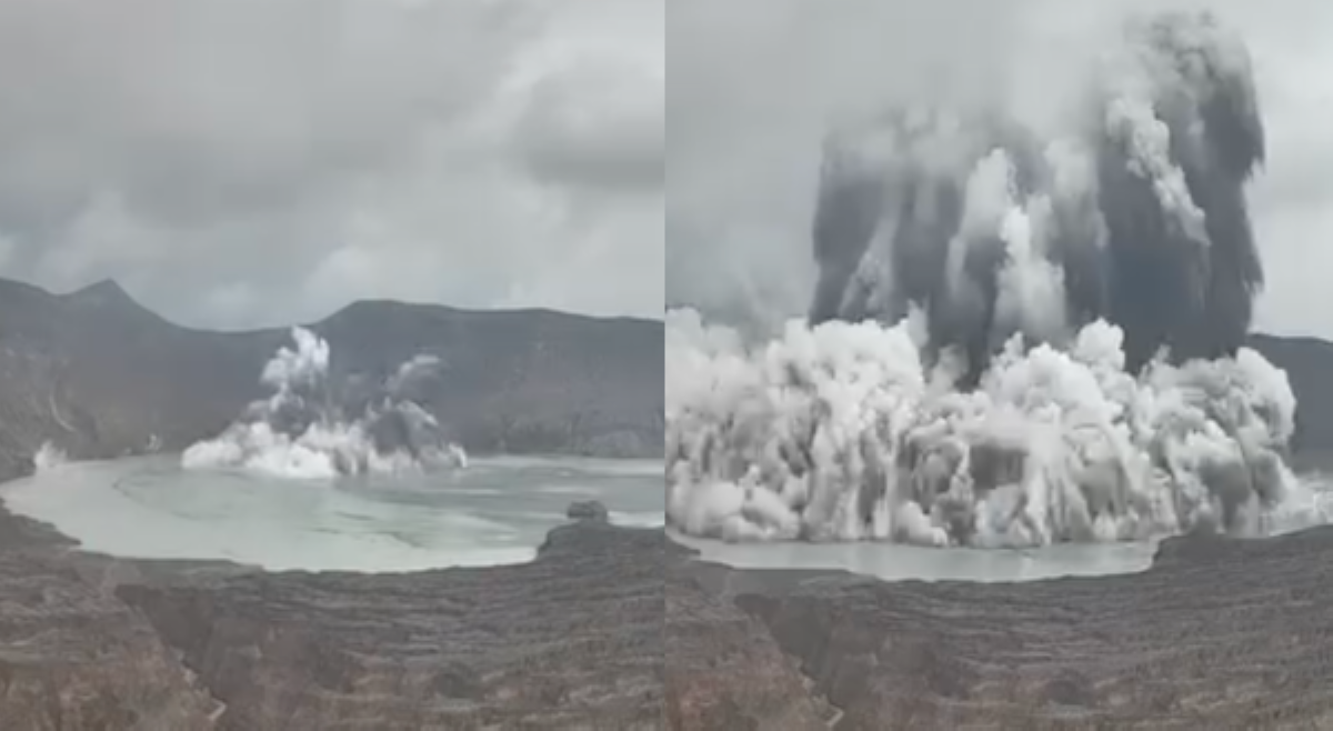 PHIVOLCS: Minor phreatomagmatic eruption naitala sa Bulkang Taal!