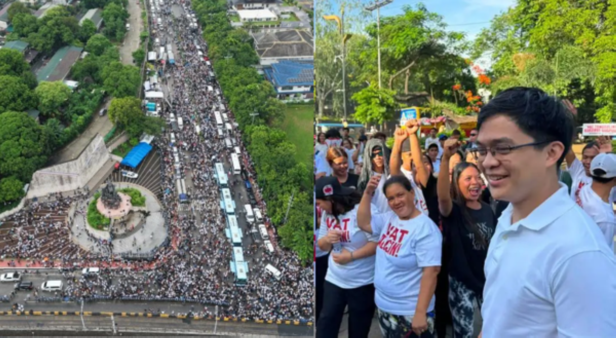 Tinatayang 500 raliyista sa balwarte ni Rep. Leviste, dumugtong sa INC rally