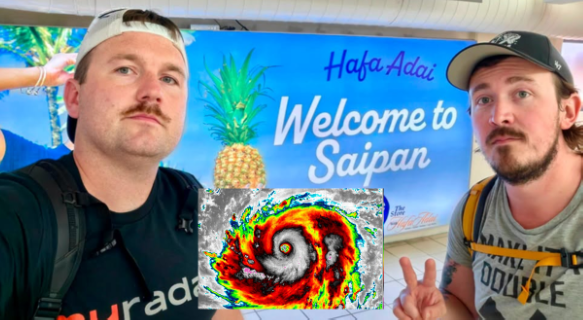 2 Storm chasers, tumungo sa Saipan para sa Super Typhoon Bavi