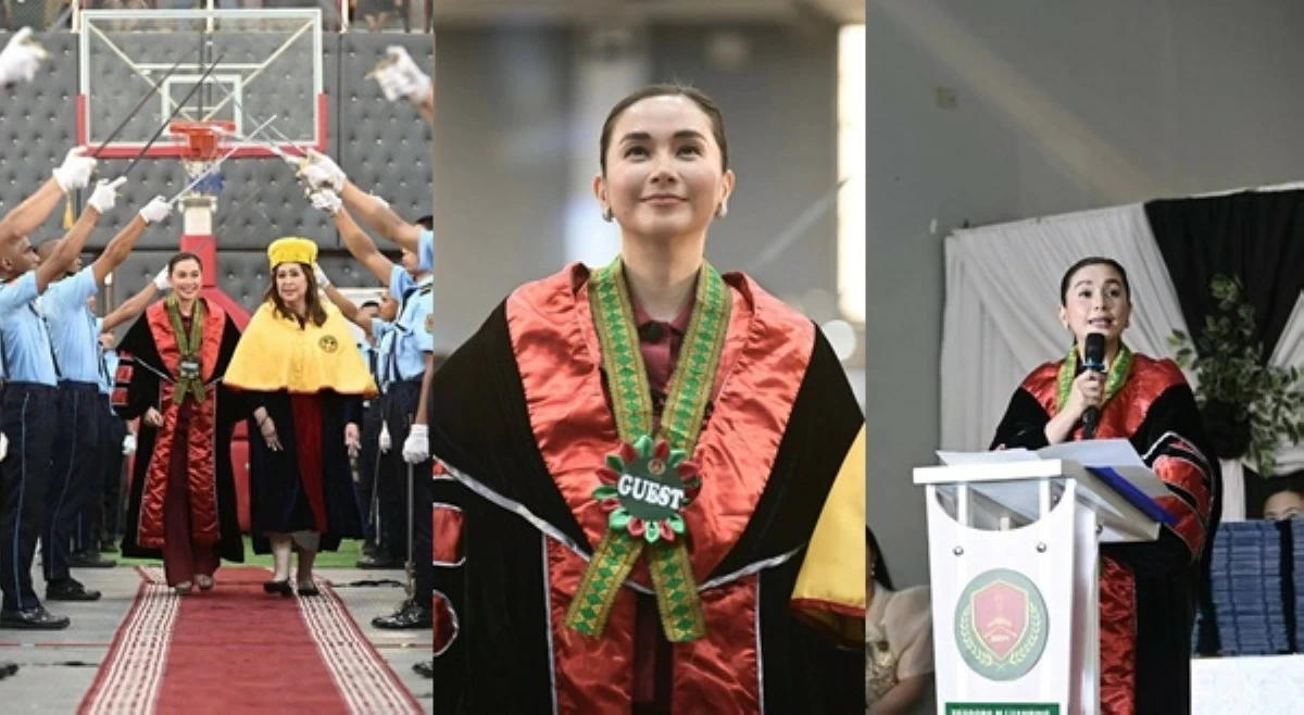 Mariel nag-proxy kay Robin, sinita sa pagsusuot ng doctoral regalia!