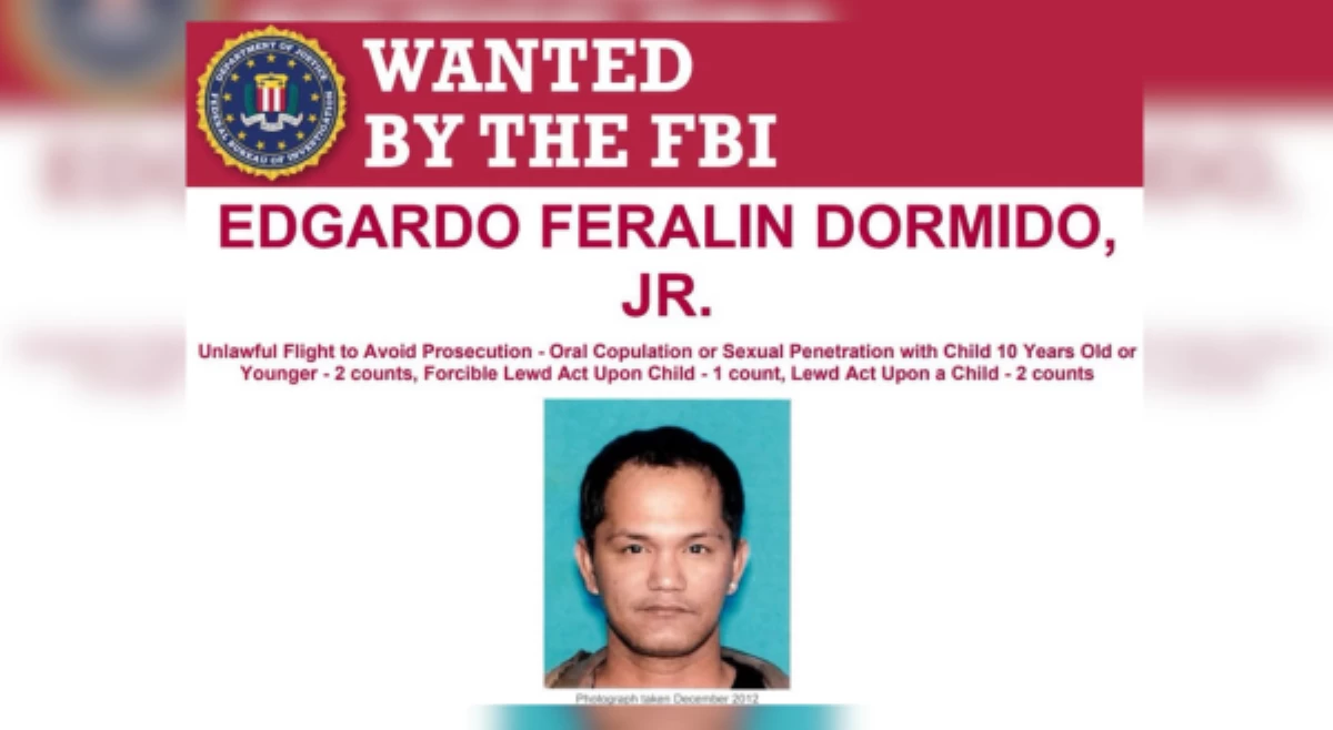 Pinoy, wanted sa FBI dahil sa pangmomolestiya ng menor de edad!