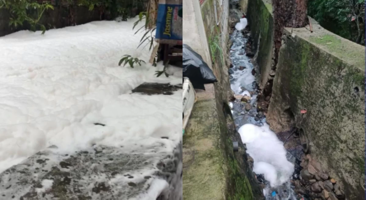 Ilog sa Antipolo, &lsquo;bumula&rsquo; matapos tapunan ng pinaglabahang tubig!