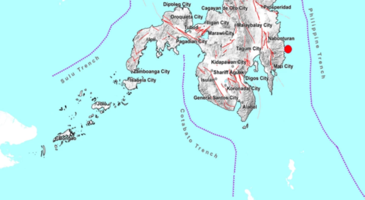 Davao Oriental, niyanig ng magnitude 5.1 na lindol