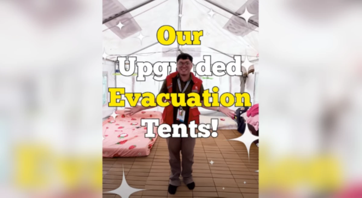 DSWD, nilagyan ng floor tiles evacuation tents sa Sarangani: 'Mas komportable!'