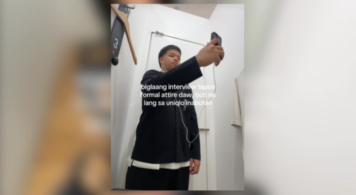 Job applicant na inabutan ng interview sa mall, kinaaliwan